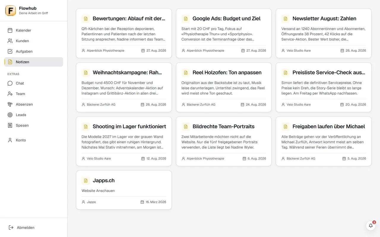 Notizen