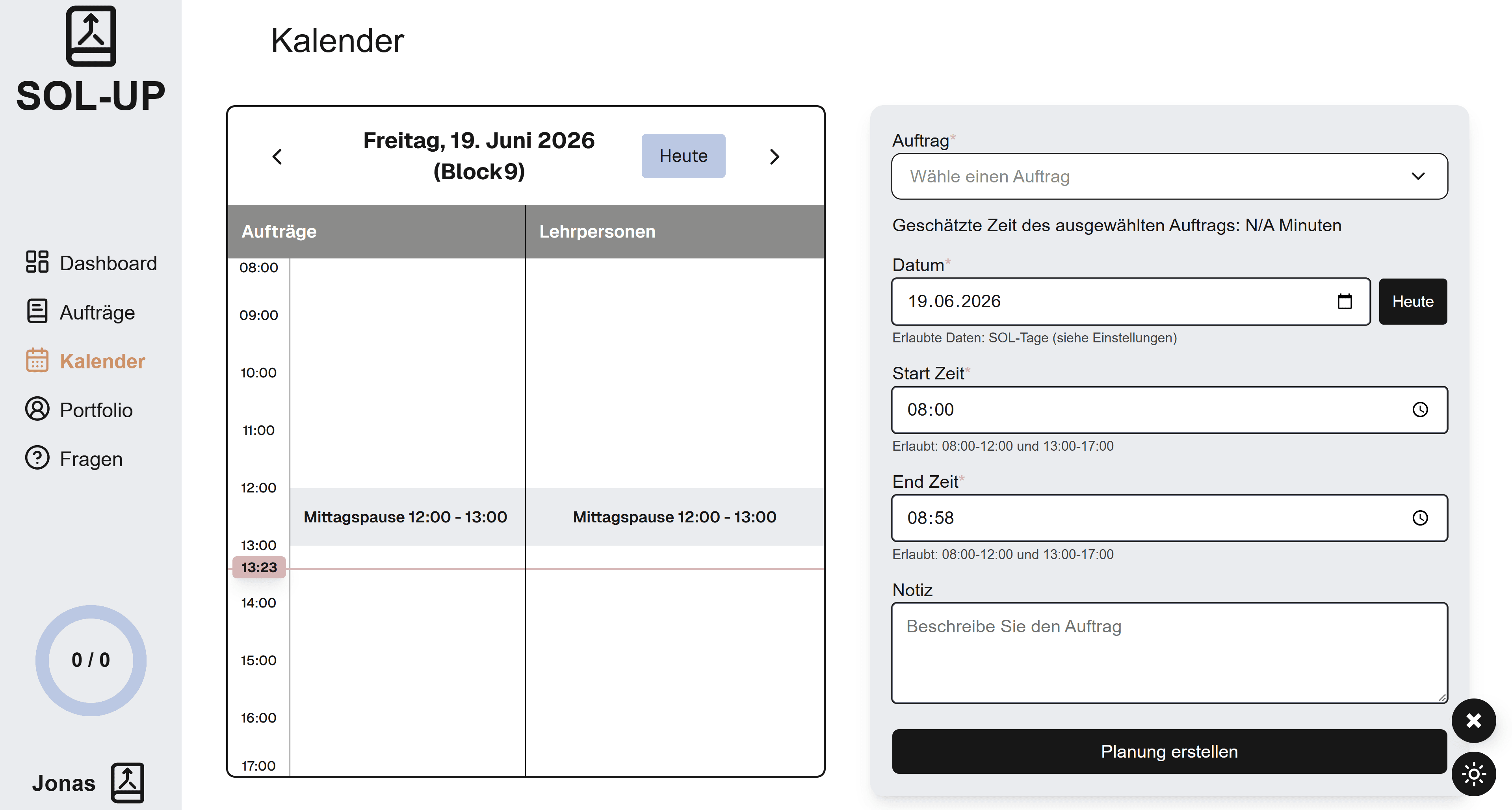 Kalender – Light Theme